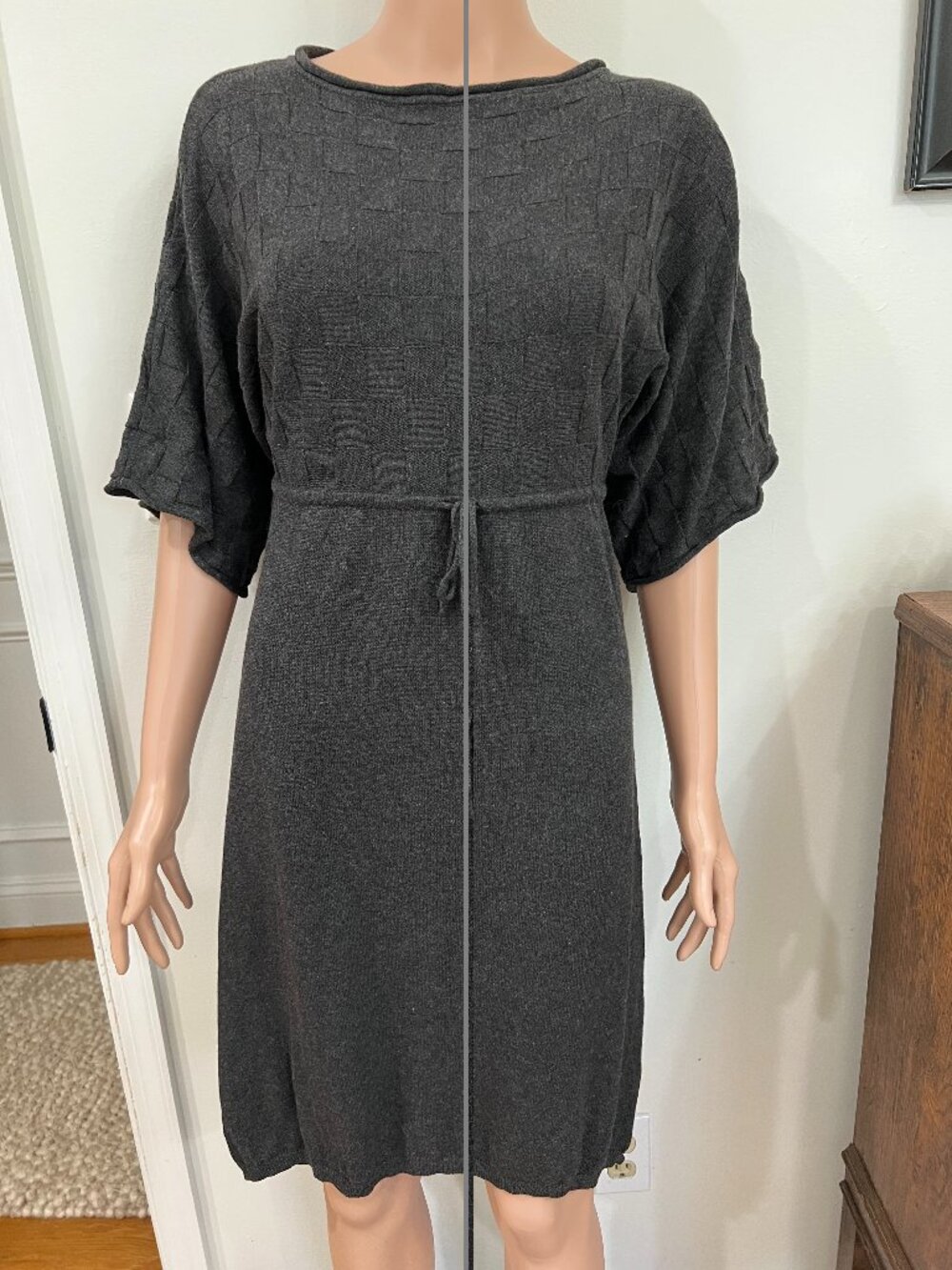 Y2K Max Studio Charcoal sweater dress size S
